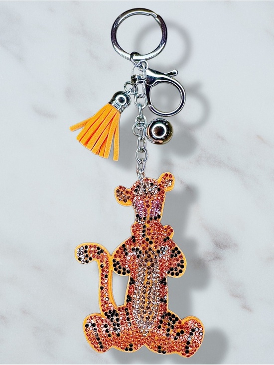 Popfizzy Accessories - Tigger Rhinestone Charm Keychain